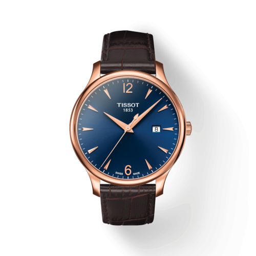 Tissot Tradition Quartz 42 Rose Gold / Blue